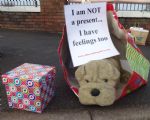 Salford Boycott Dogs4Us Christmas Protest